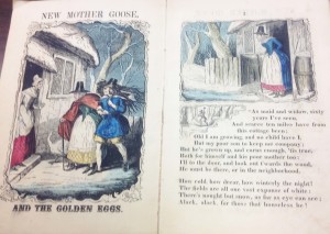 Opening pages of our new Mother Goose book
