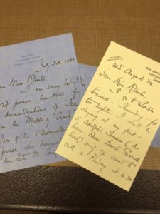 Mrs. Hardy's Letters to Dr. Roberts